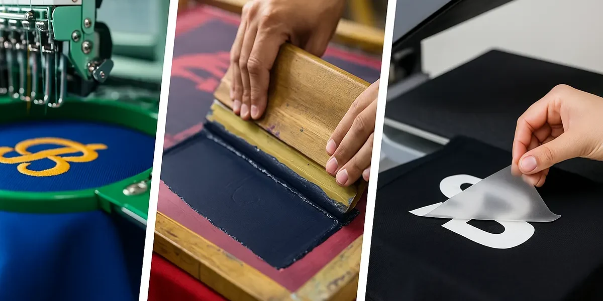 Ситопечат, трансферен печат и бродерия