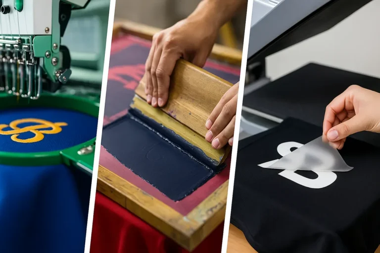 Ситопечат, трансферен печат и бродерия